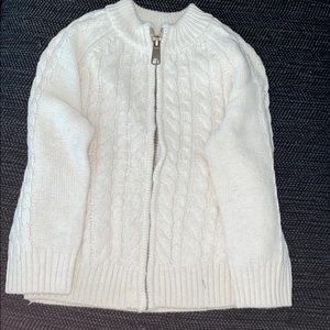 Toddler zip up sweater